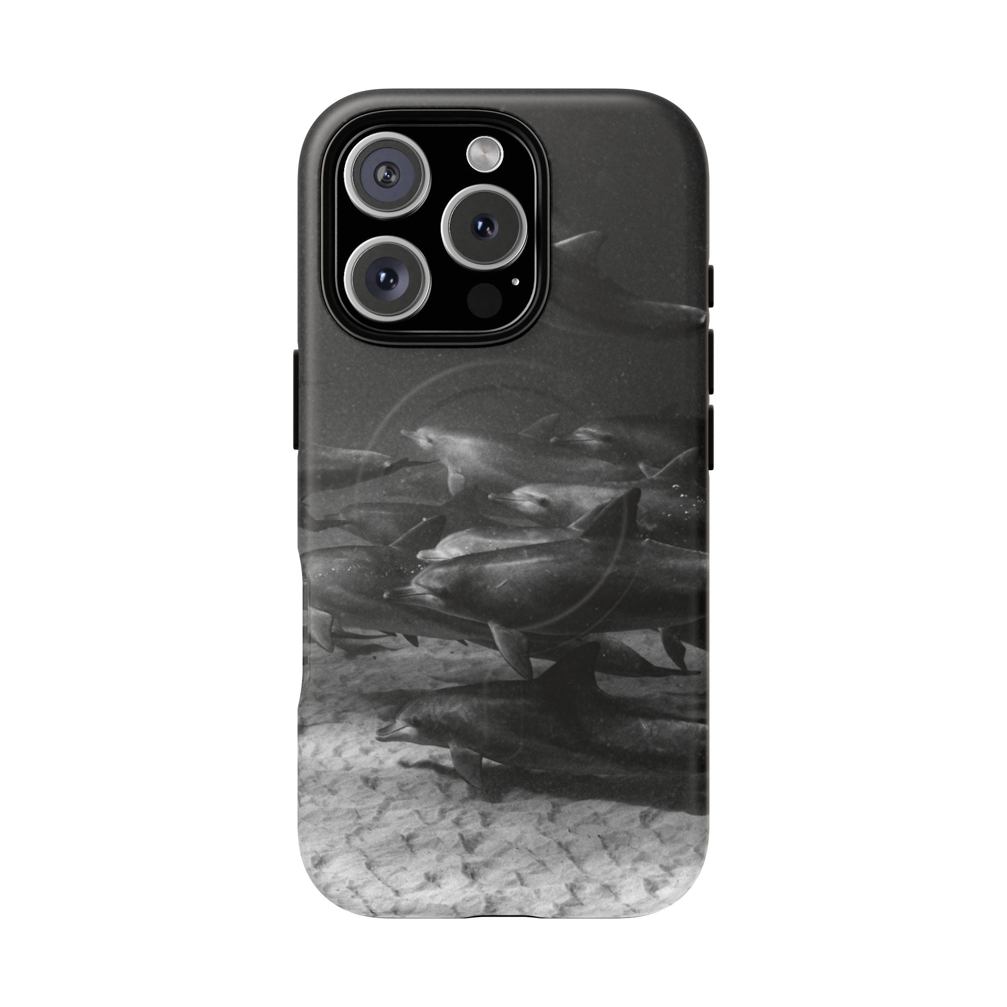 B&W Dolphins, Mag Safe, Tough Case