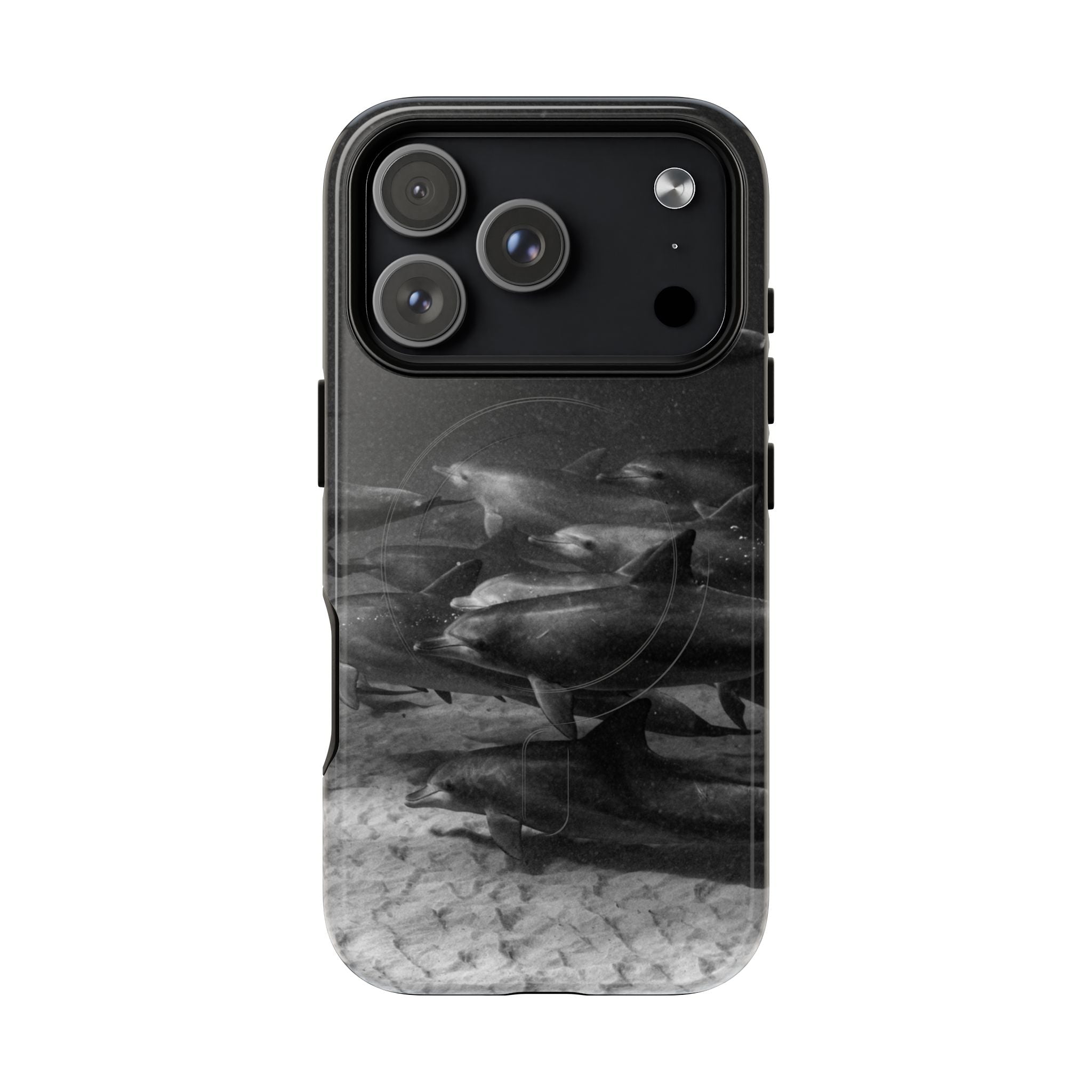 B&W Dolphins, Mag Safe, Tough Case