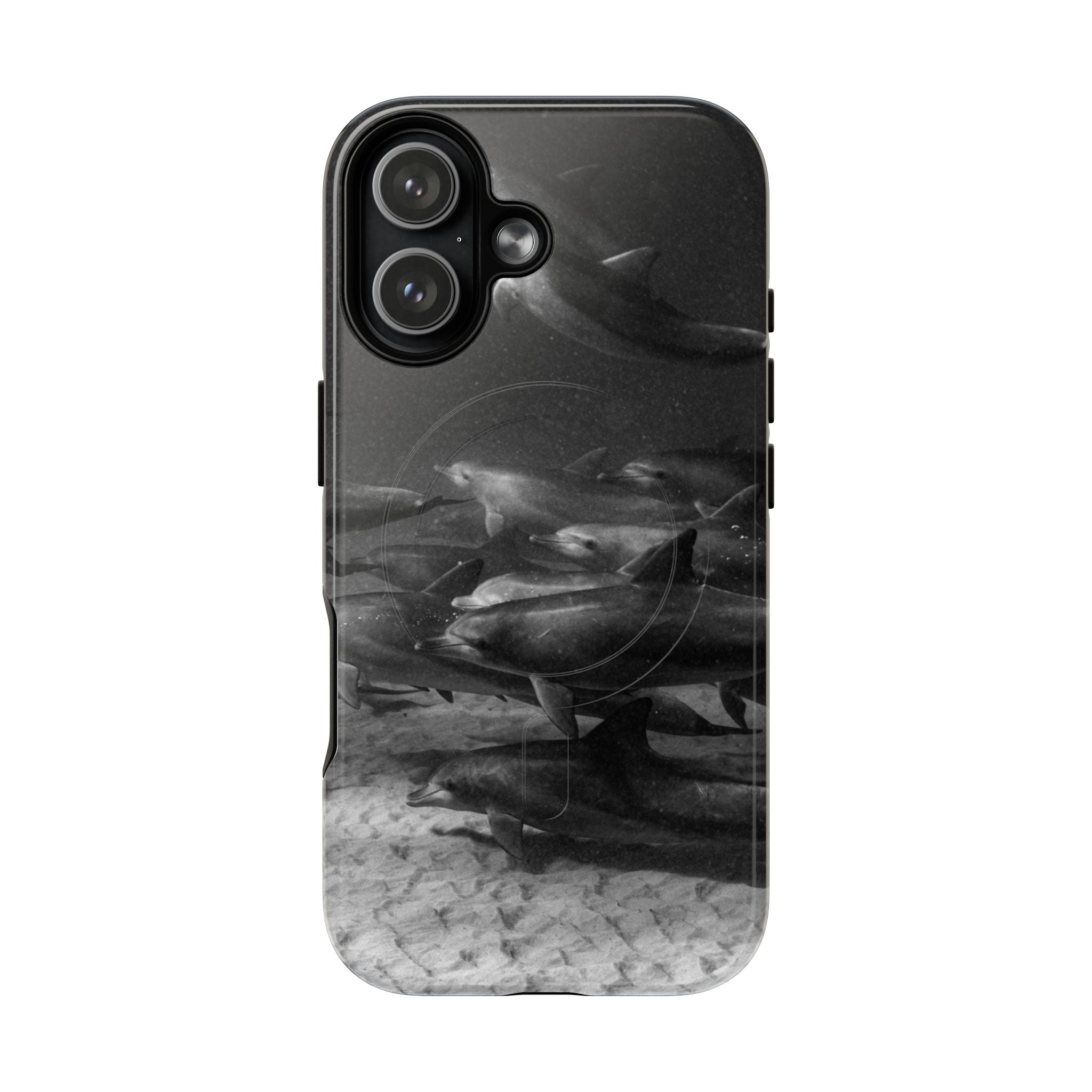 B&W Dolphins, Mag Safe, Tough Case