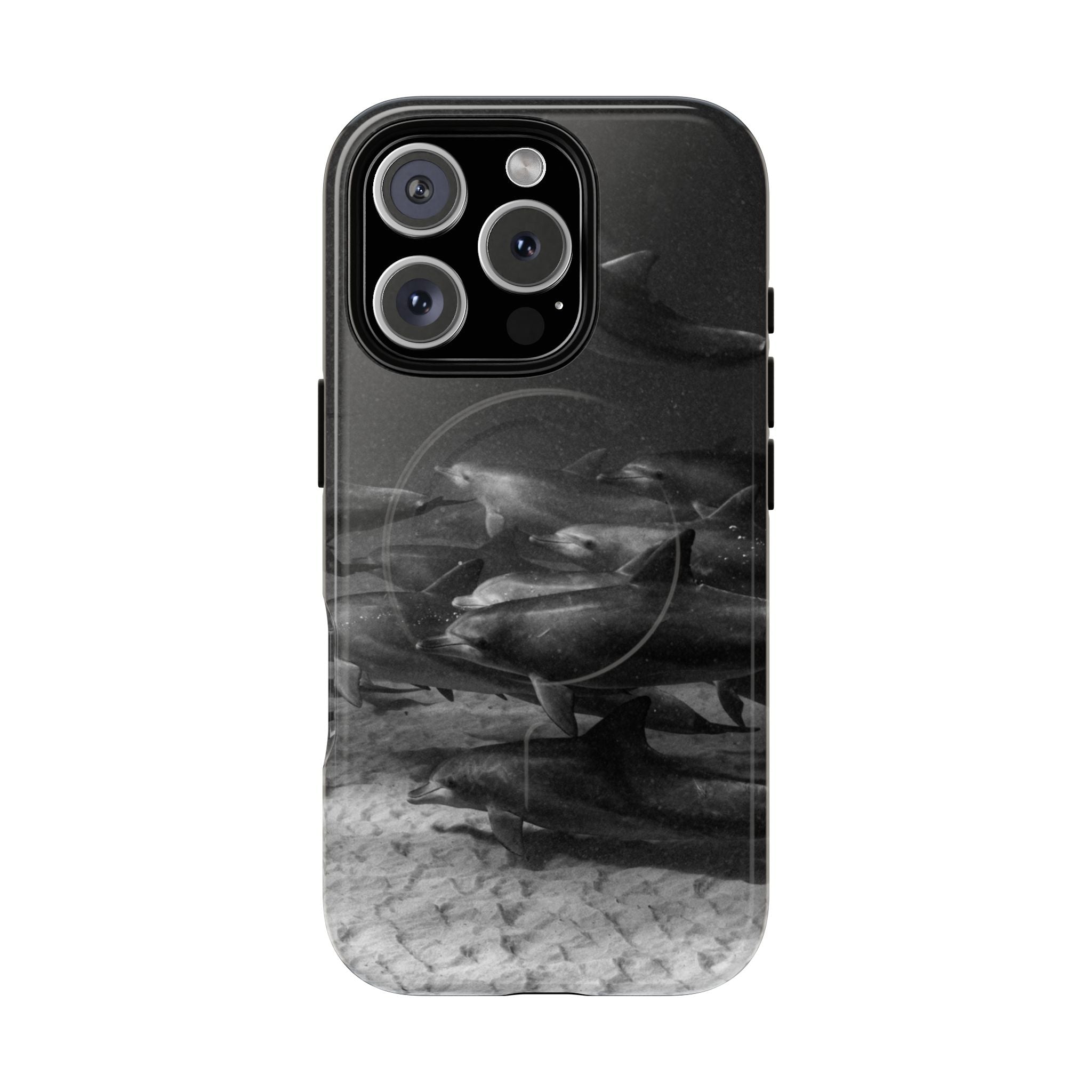 B&W Dolphins, Mag Safe, Tough Case