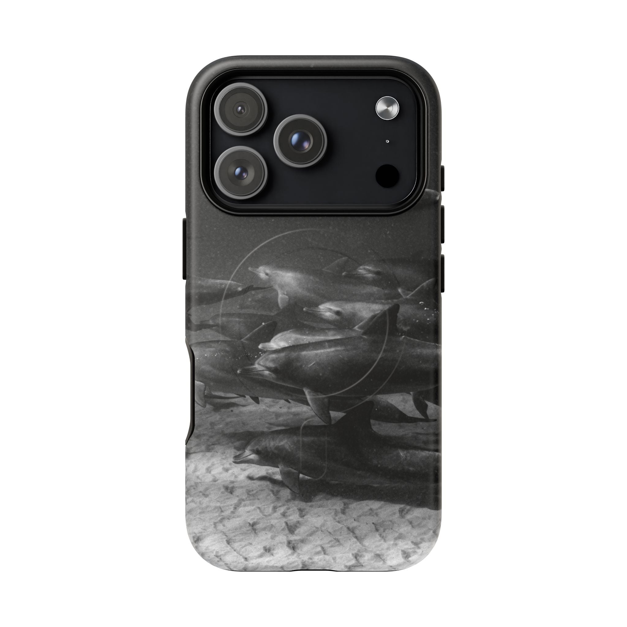 B&W Dolphins, Mag Safe, Tough Case