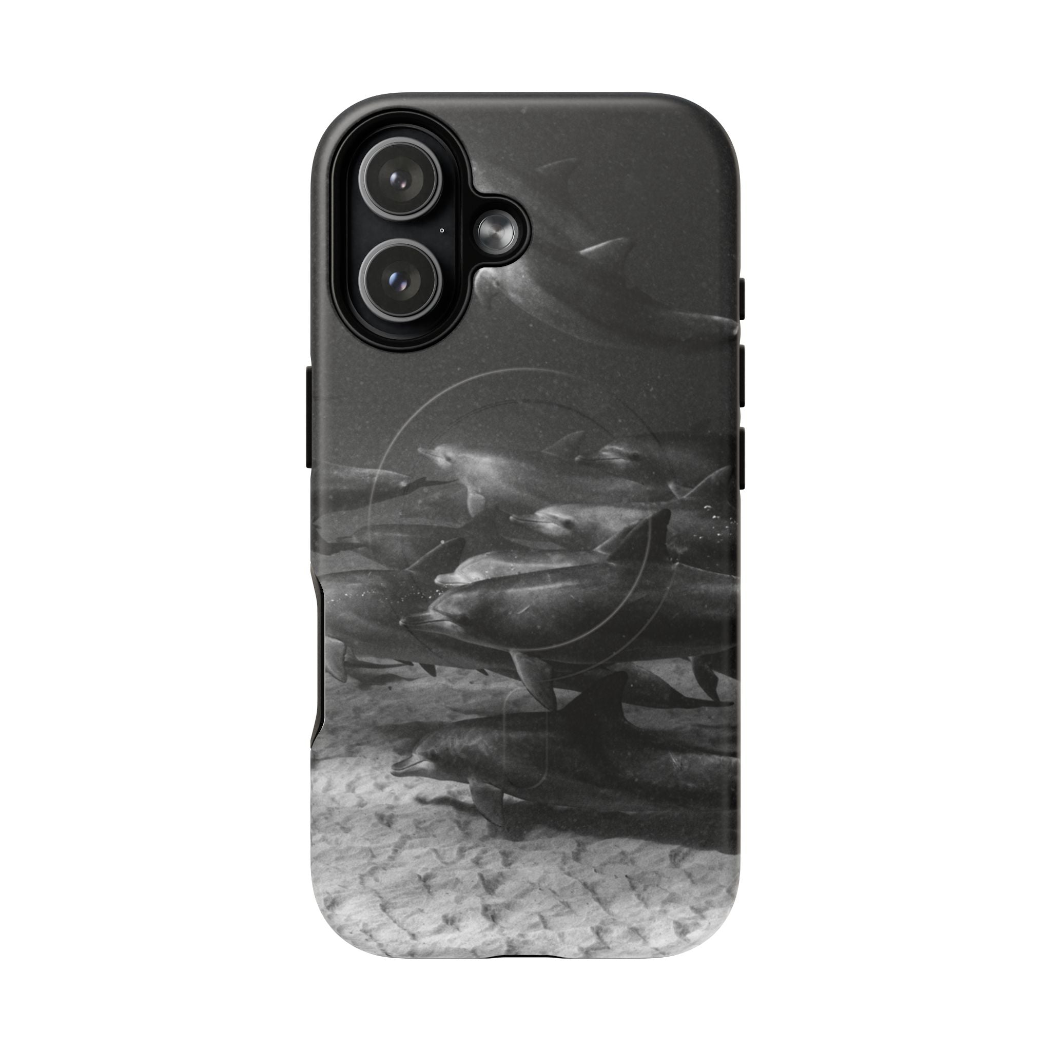 B&W Dolphins, Mag Safe, Tough Case