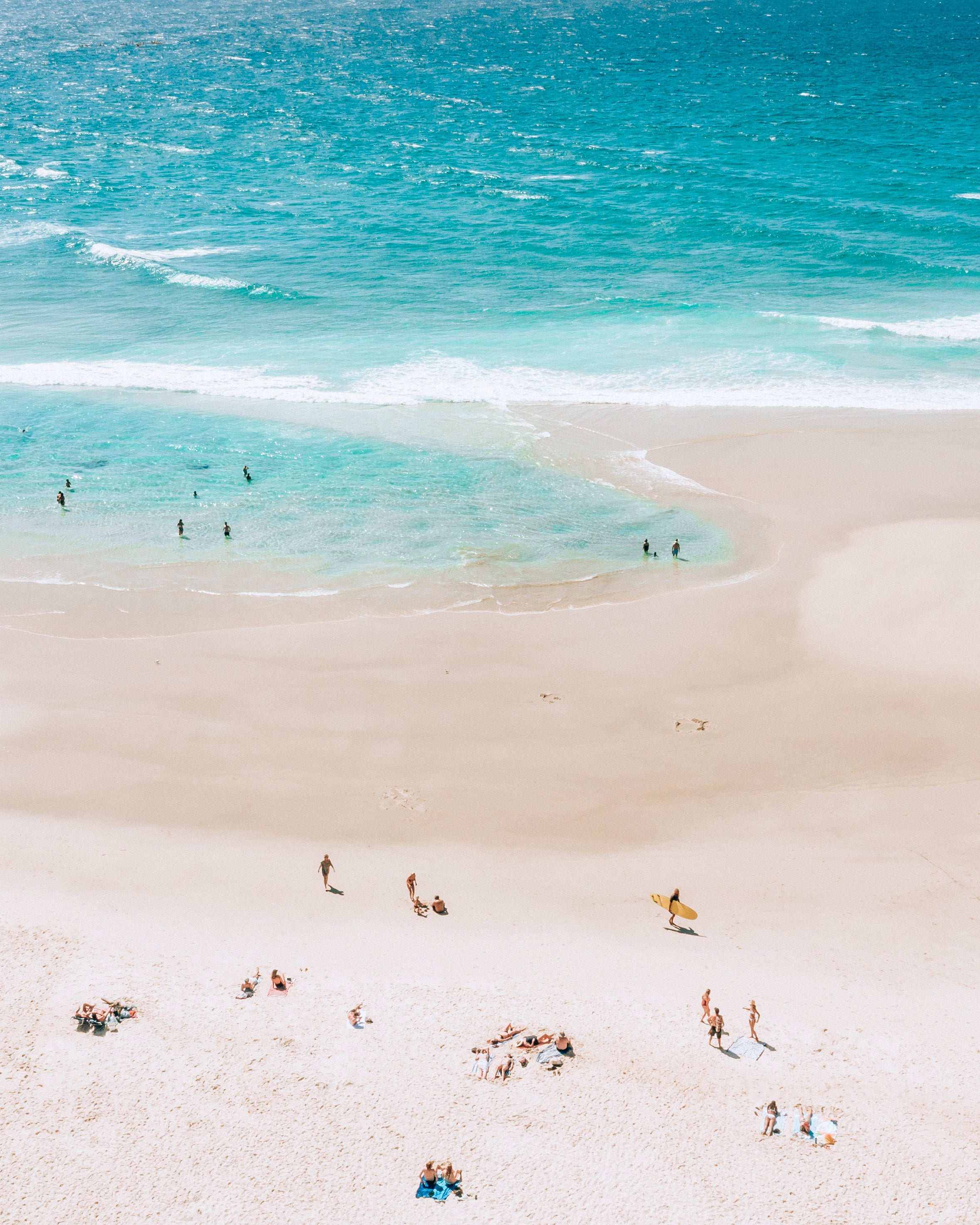 Summer Lagoon - Ariel Byron Bay, Coastal Print 